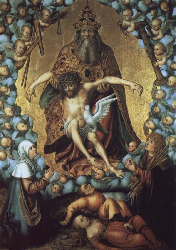 Lucas  Cranach The Trinity China oil painting art